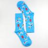 Men Socks Spotted Dog Bulldog Dog Coloured Long Style Mangy Dog Tide Socks
