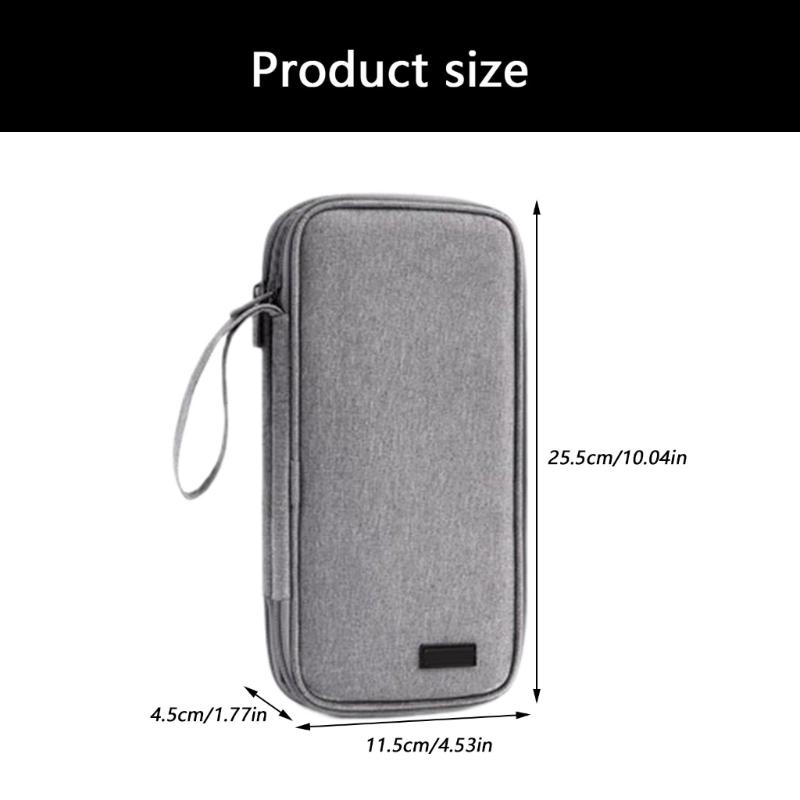 22 Capacity Multiple Pocket USB Storage Pouch Oxford Fabric Protector Flash Drive Cable Small Electronic Accessories