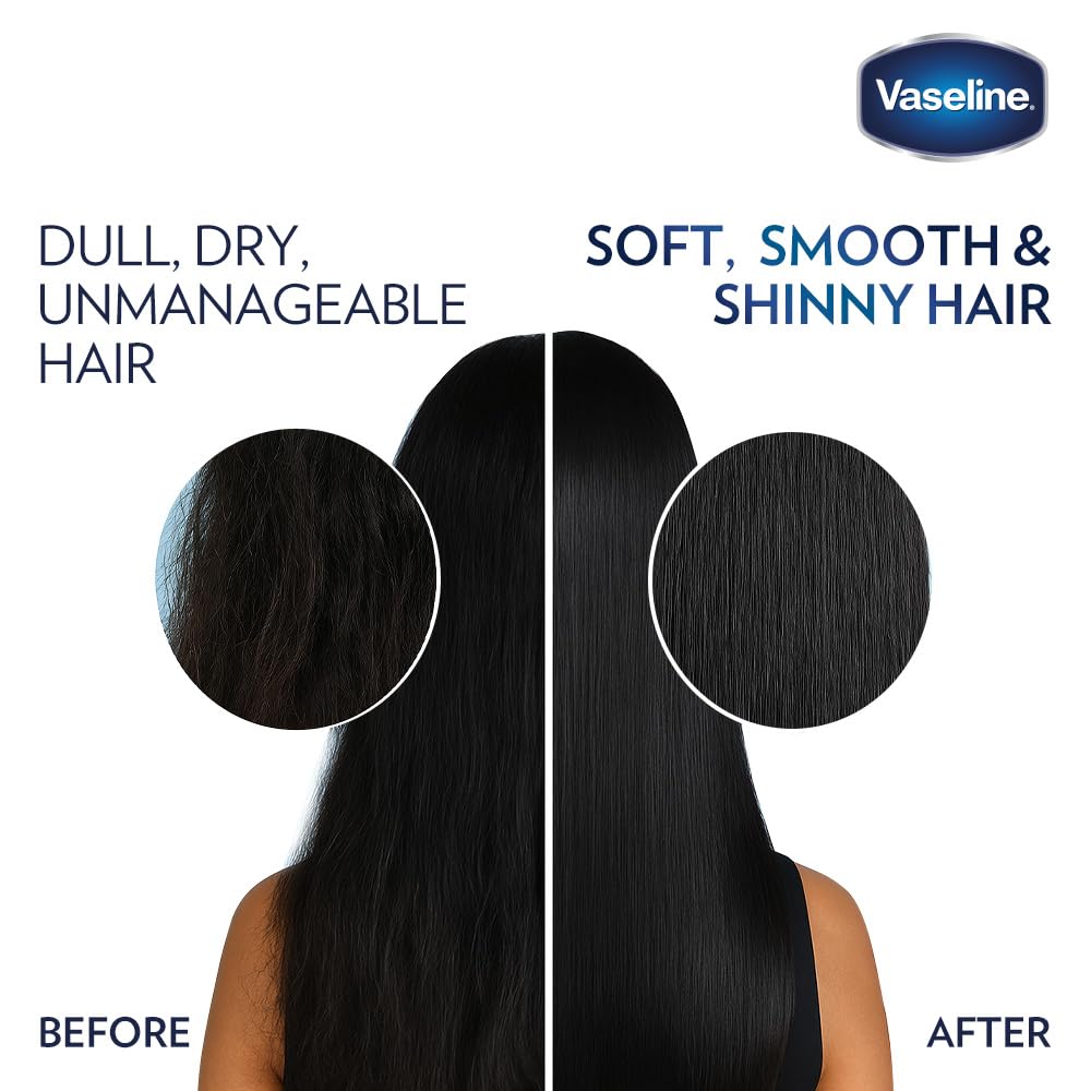 Vaseline Hair Tonic & Scalp Conditioner 200 ML Pack of 1 Smooth Hair, Moisture Lock, Non-Greasy Shine