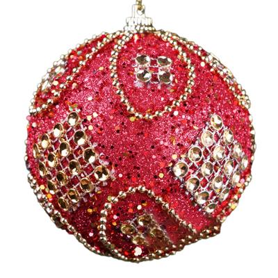 Boules de noël durables avec paillettes en strass, ornements, pendentifs de Festival, cadeau de vacances pour dortoir