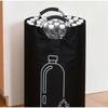82l Large Capacity Empty Bottle Storage Basket With Aluminum Handle Toy And Clothes Organizer Bag Folding Dirty Laundry Basket
