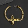 Trendy Unisex Bracelet: High-Quality, Simple Cross Design for Parties