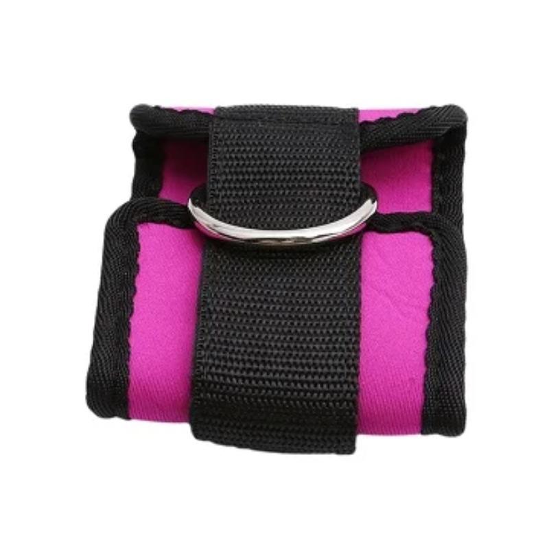 D-Ring Ankle Anchor Straps Gym Cable Attachment Thigh Leg Straps Weightlifting Fitness Exercise