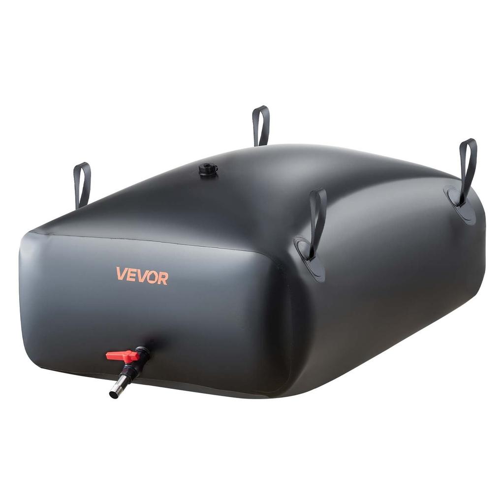 Water Storage Bladder, 330L Portable & Collapsible Water Storage Bag, Wear-Resistant 1000D PVC Soft Waters Bag, Leakproof Camping Tank Containers for