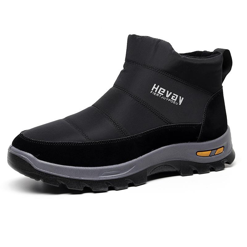 Men Shoes New Boots Men Winter Snow Boots Casual Men Winter Boots Outdoor Sneakers Furry Warm Male Shoe Waterproof Work Shoes