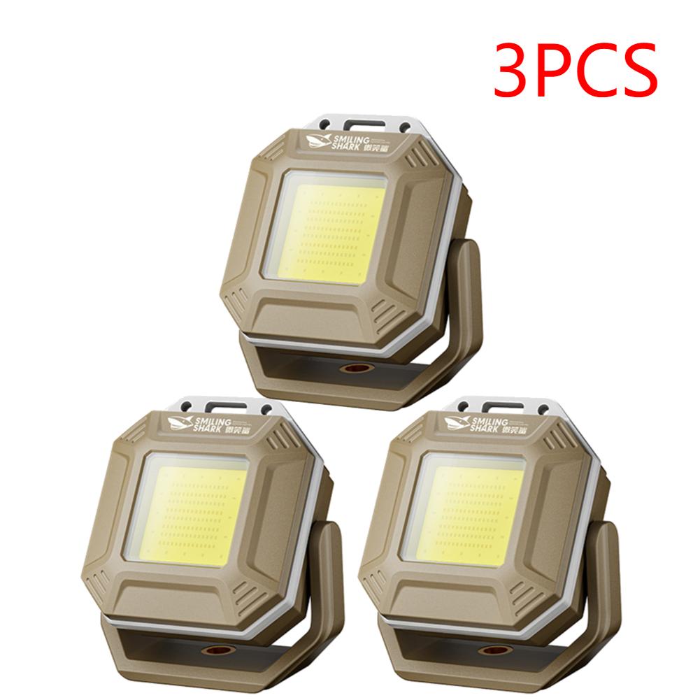 1-5PCS COB LED Inspection Light Waterproof Flashlight with Magnetic Base Emergency Light Rechargeable for Car Repair Emergency