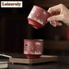 2pc/set Forbidden City Teacup Luxury Tea Bowl Beautiful Tea Cup Tea-tasting Personal Cup Chazhan Master Cups Wedding Gift Box