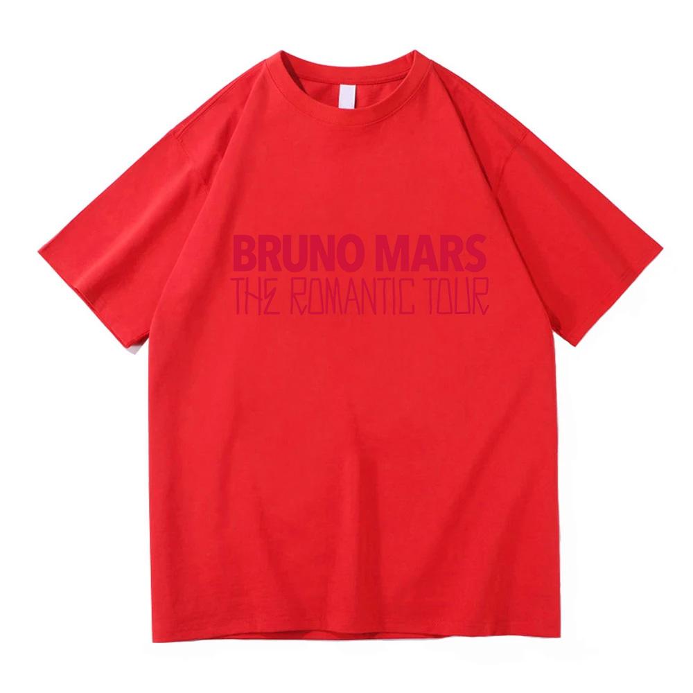 

Bruno Mars The RoUnisextic Tour 2026 T Shirt Fashion Unisex Aesthetic Oversized Loose Tees Vintage 100% Cotton Tops Graphic T Shirts S