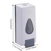 600ml Liquid Soap Dispenser Wall Mounted Refillable Manual Lotion Bottle No Punching Large Capacity Liquid Storage Container