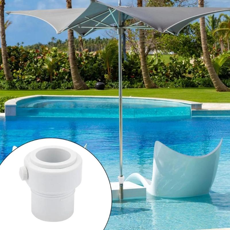 Kippsicherer Sonnenschirmständer Halter Adapter Stabilisator Geeignet für 1,5 Zoll bis 1,35 Zoll Deckhülse Reduziert Bewegung