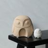 Cute Animal Statue Vivid Miniature Figurine Sculpture Home Decoration Owl Ornament Bookshelf