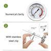 Deep Fry Thermometer with Clip Instant Read Dial Thermometer Meat Thermometer