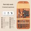 16-Piece Unisex Stainless Steel Manicure & Pedicure Kit