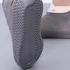 1 Stück weiße rutschfeste Gummistiefel mit wiederverwendbaren wasserdichten Überschuhen und silikon-staubdichten Haushaltsutensilien für regnerische Tage