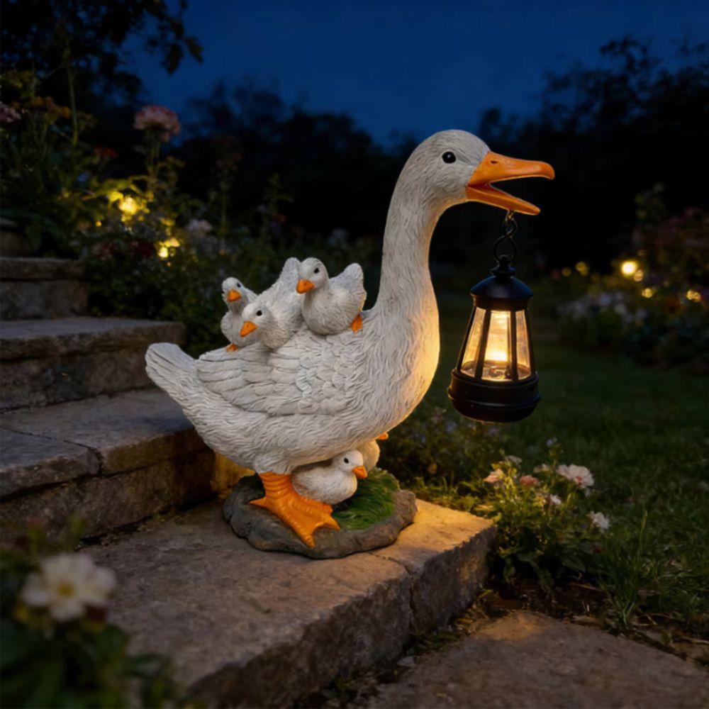 Solar Powered Solar Frog Lantern Waterproof Resin Animal Figurine Solar Garden Statue Pathway Decor LED Light Outdoor Yard Decor