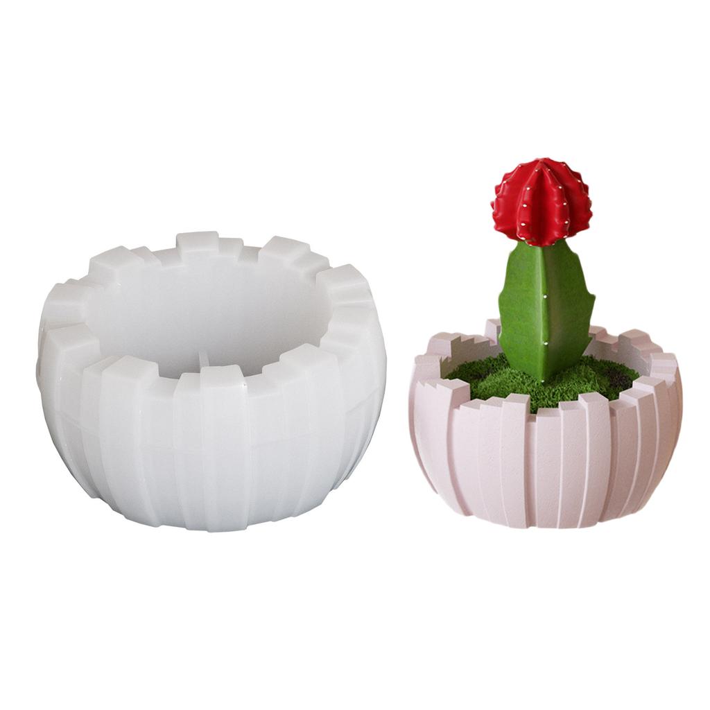 Epoxy Resin Storage Bowl Mold Flexible Striped Bowl Silicone Mold For DIY Enthusiasts And Craft Workshops