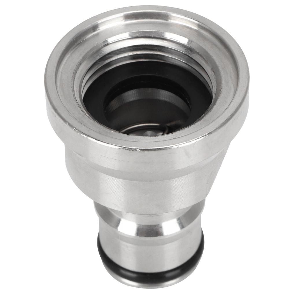 1/2in Liquid Ball Lock Stainless Steel Keg Coupler Adapter Beer Barrel Brewing Accessory