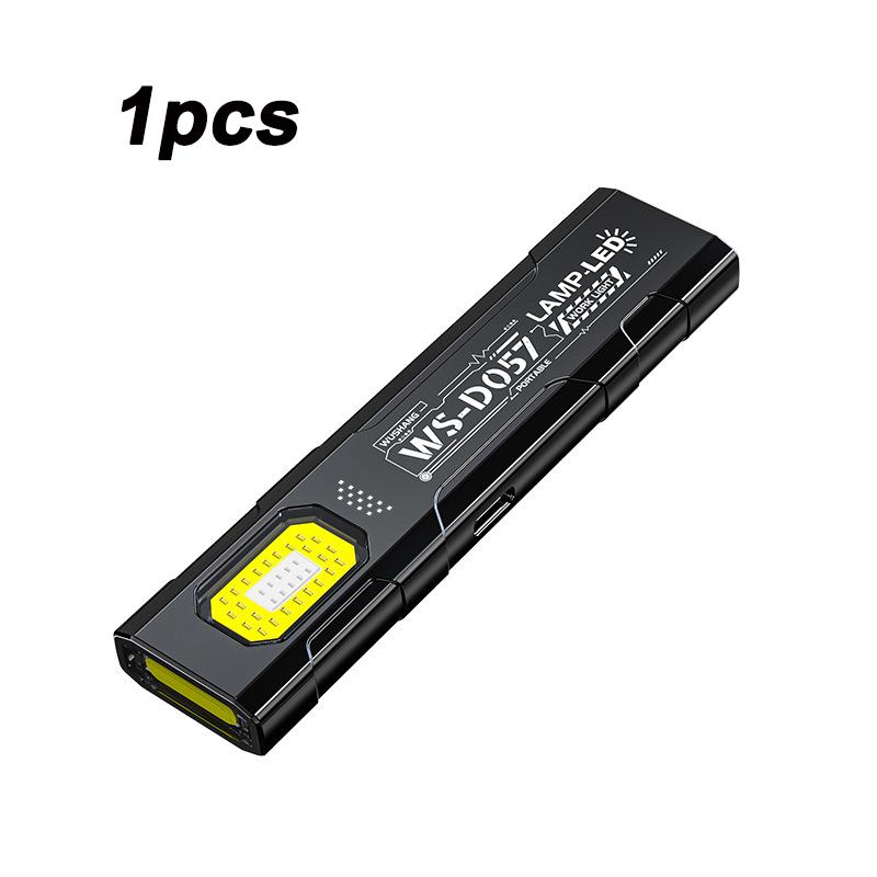 Emergency Portable Rechargeable Mini LED Keychain Flashlight 800LM Magnetic Pocket Torch Light for Work, Camping, Car Use