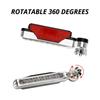 2Pcs Wind Powered Car DayTime Running Lights 8LED Rotation Fan Daylight No Need External Power Supply
