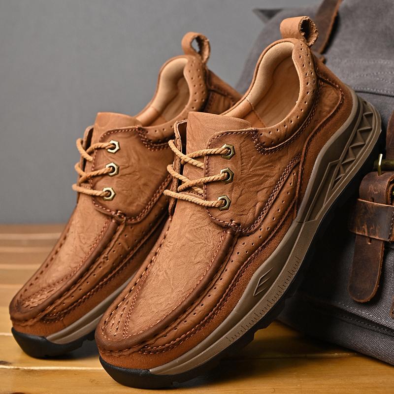 Modă Pantofi Casual pentru Bărbați piele naturală Confortabili Respirabili Pantofi de Afaceri Adidași pantofi de drumeție Bărbați pantofi oxford Mocasini