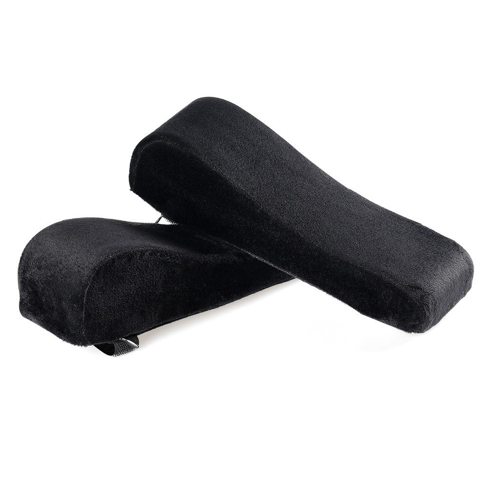 

2pcs Ergonomic Armrest Pads,Office Chair Cushion for Elbow & Forearm Pressure Relief,Universal Fit Designed To Relieve Pressure See below for size descriptions чорний