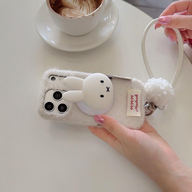 

Miffy Rabbit Bow Case for iPhone 15/16/17 Pro Max - Autumn/Winter Collection 16ProMax