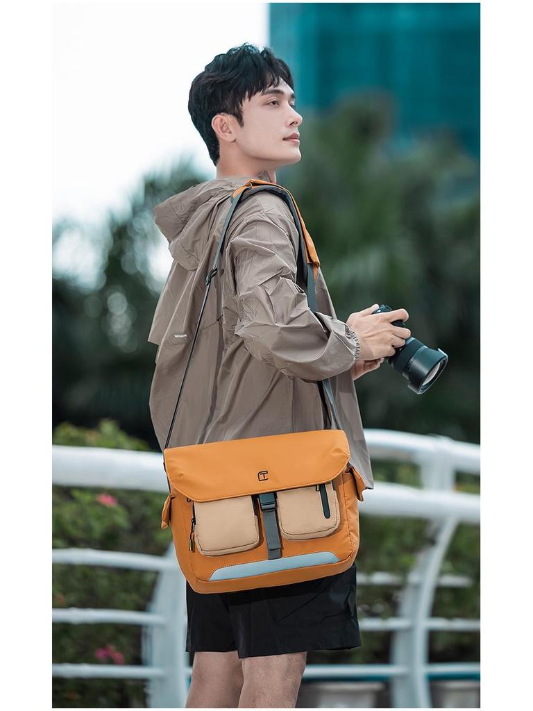 TANGCOOL Men's Large Capacity DSLR Camera Crossbody Photography Bag - Fashionable Shoulder Messenger Bag