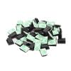 50PCS SelfAdhesive Cable Clips Management Black Automobile Accessories for 2.5mm/0.1in Wide Line Maximum