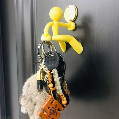 Creative and Personalized Mountain Climbing Figurine, Refrigerator with Key Stickers, Storage Pendant, Kitchen  Magnet
