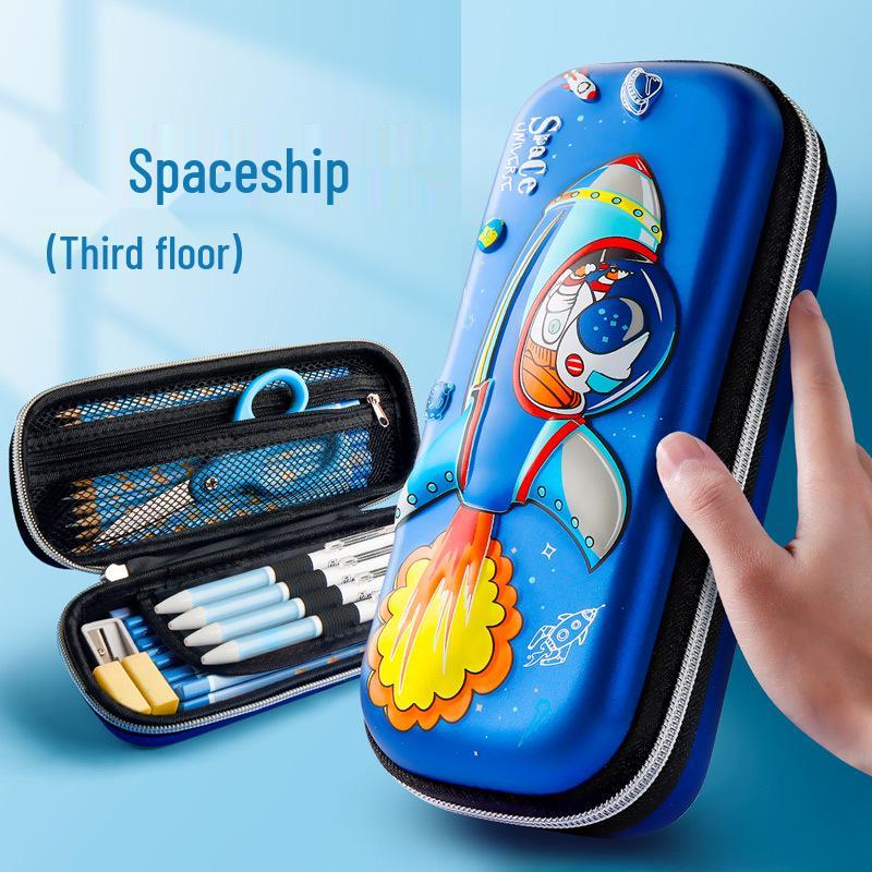 2024 Cute Capybara Kids' Large Capacity Thickened Pencil Case