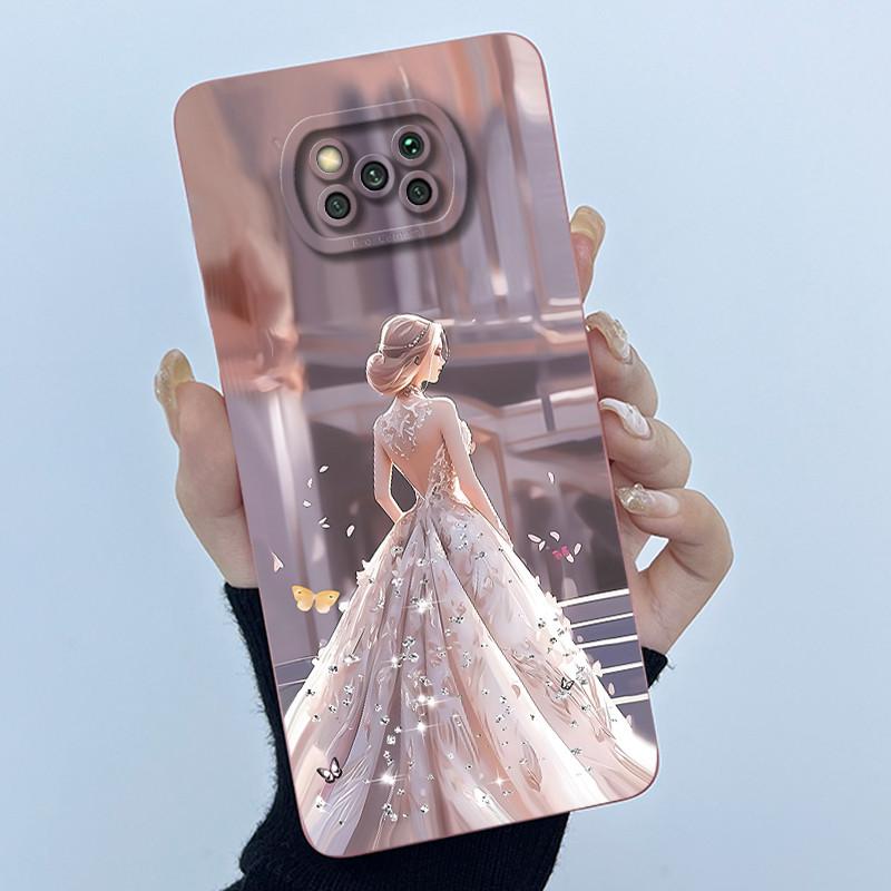 Case For Poco X3 Pro / Poco X3 NFC Sweet Girls Cats Silicone Soft Back Cover For PocoX3 X3Pro X3NFC Bumper Protective Casing