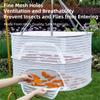 Foldable Dried Vegetable Net Portable Mesh Clothes Hanging Dryer Multi-layer Drying Net  Kitchen
