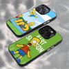 Funny S-Simpsons Phone Case For IPhone 17 Air 16 E 15 14 Plus 13 12 11 Pro Max Colored Silver Cover