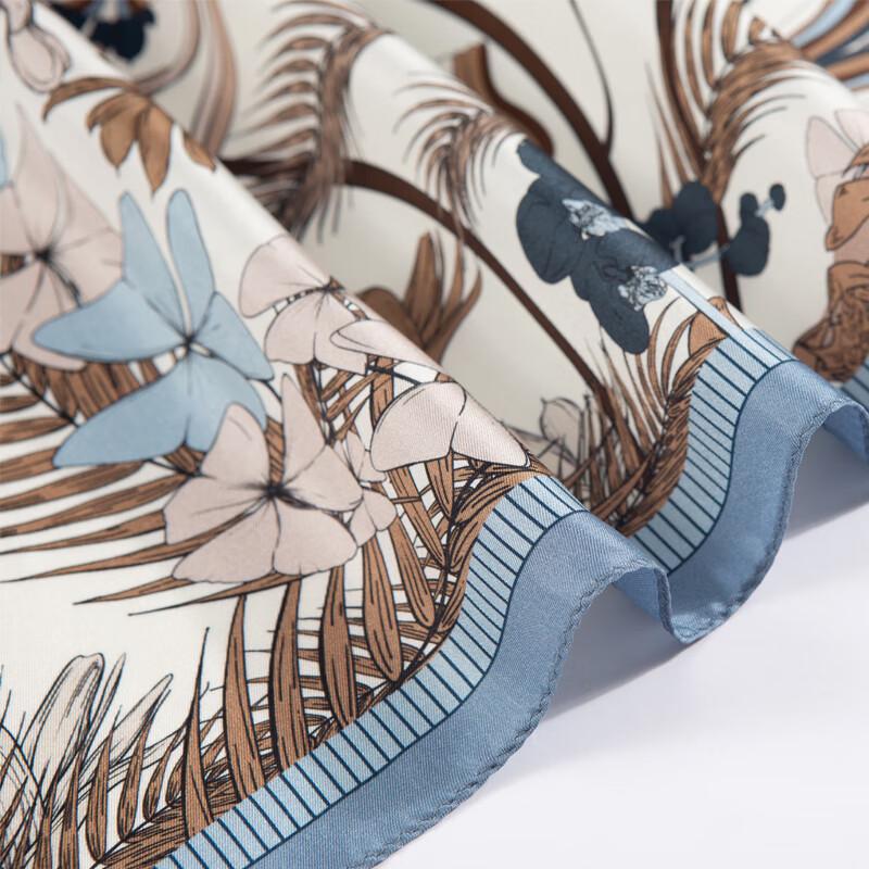 WENSLI Hangzhou Silk Small Square Scarf