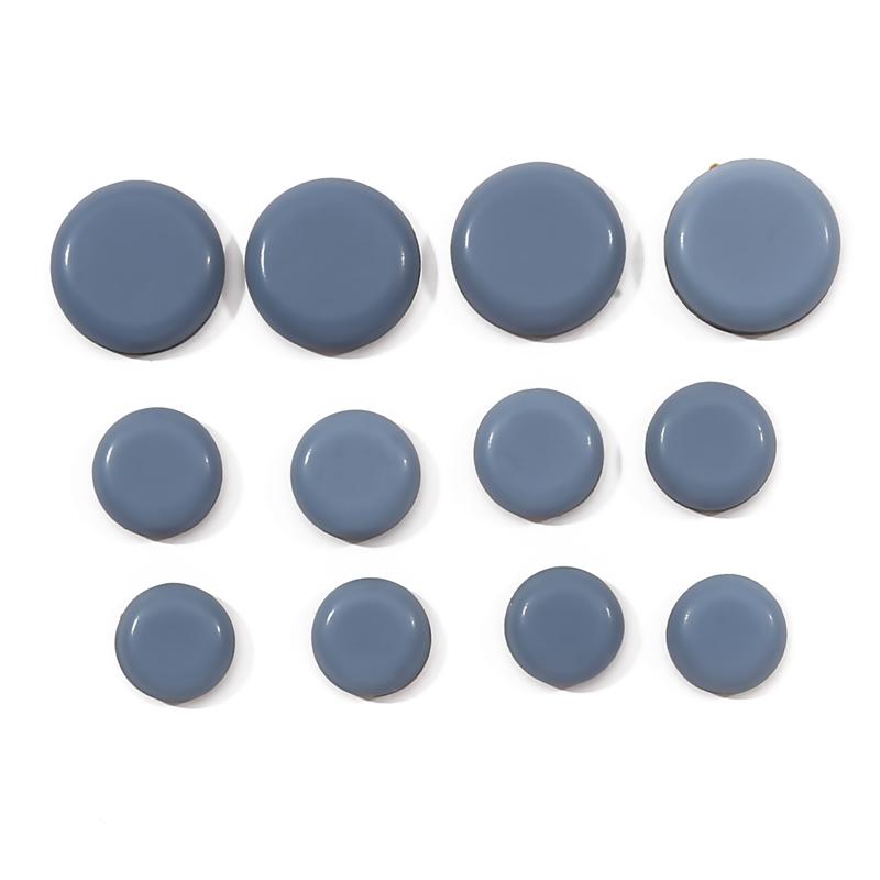 

12 шт., слайдеры для кухонной техники, самоклеящиеся ползунки для стула, бесшумная фритюрница, круглые самоклеящиеся движущиеся подушечки для мебели синий