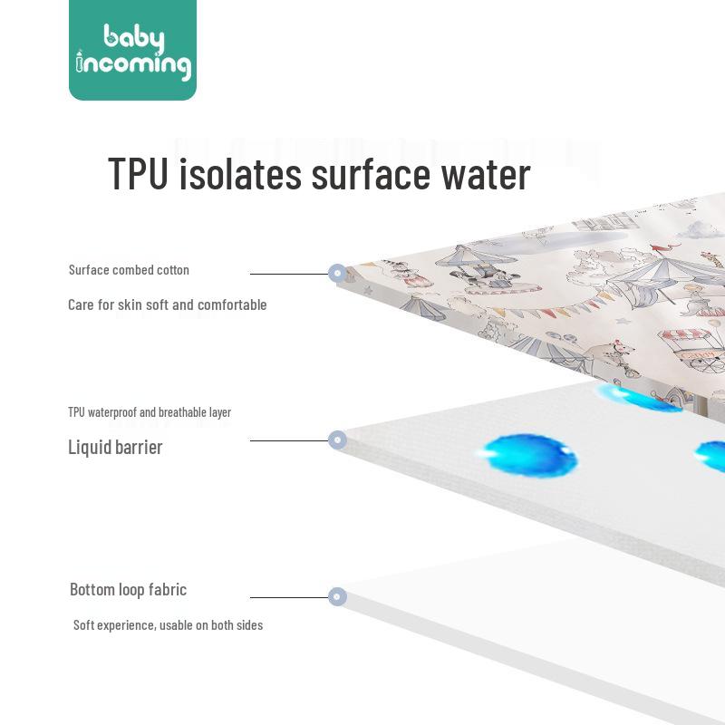 Waterproof Cartoon Baby and Menstrual Urine Pad - Washable & Reusable