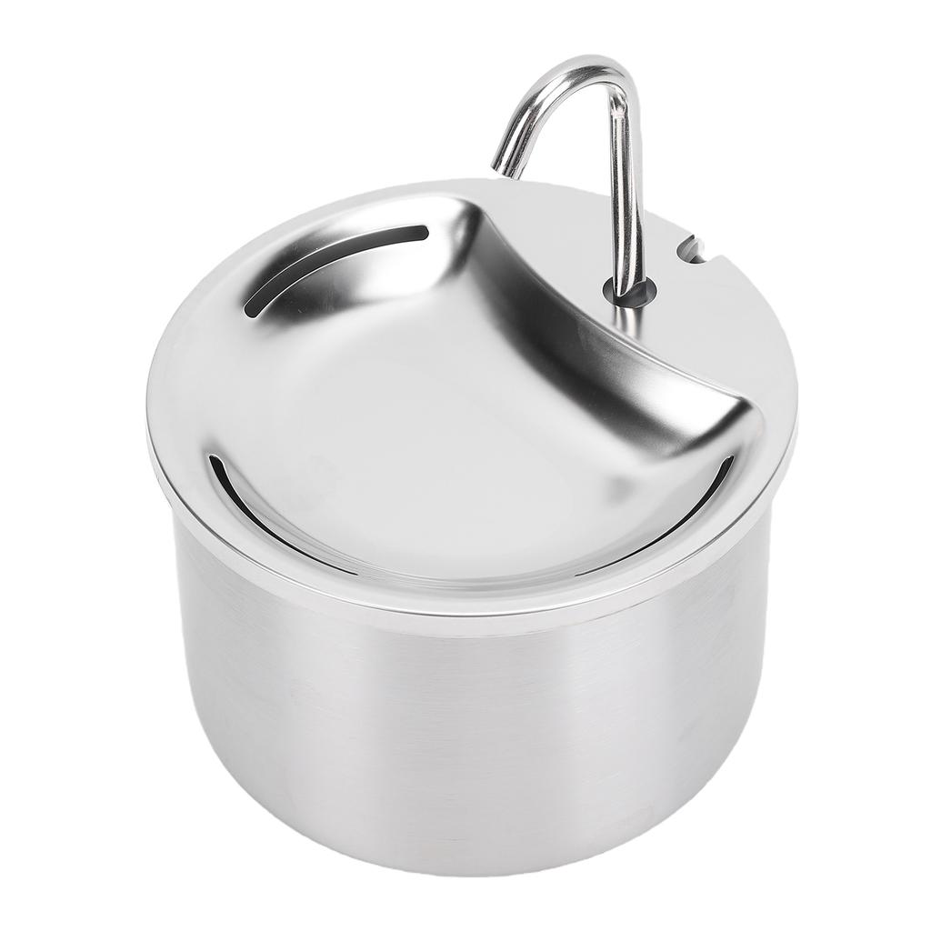 Stainless Steel Pet Water Fountain Quiet Circulating Filtration Automatic Cat Water Dispenser for Dogs Cats