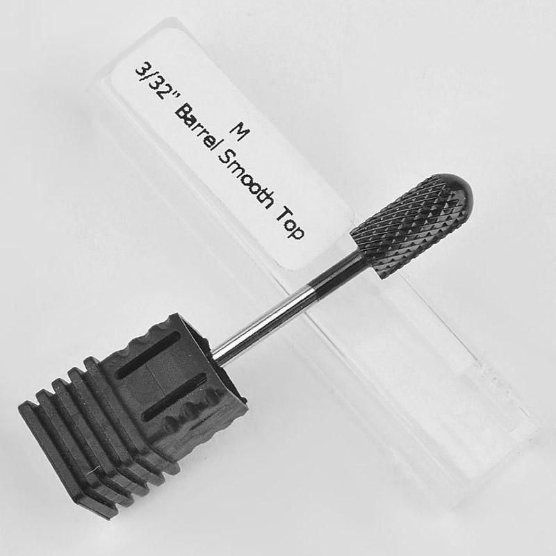 Nail Drill Bits Milling Cutter For Manicure Rotate Black Tungsten Steel Mill Burr Nail Cutter Manicure Pedicure Machine Drill Bit Accessories