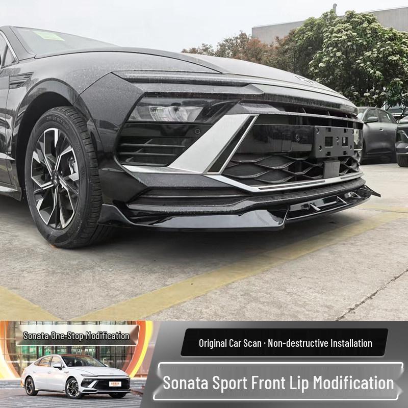 Hyundai Sonata 2024 Front Lip & Side Skirts Set - Anti-Collision Corner Bumpers