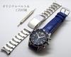 Citizen Eco-Drive Chronograph Solar Watch VO10-6741F Blue Base Genuine Leather Belt Spare Belt Domestic Model