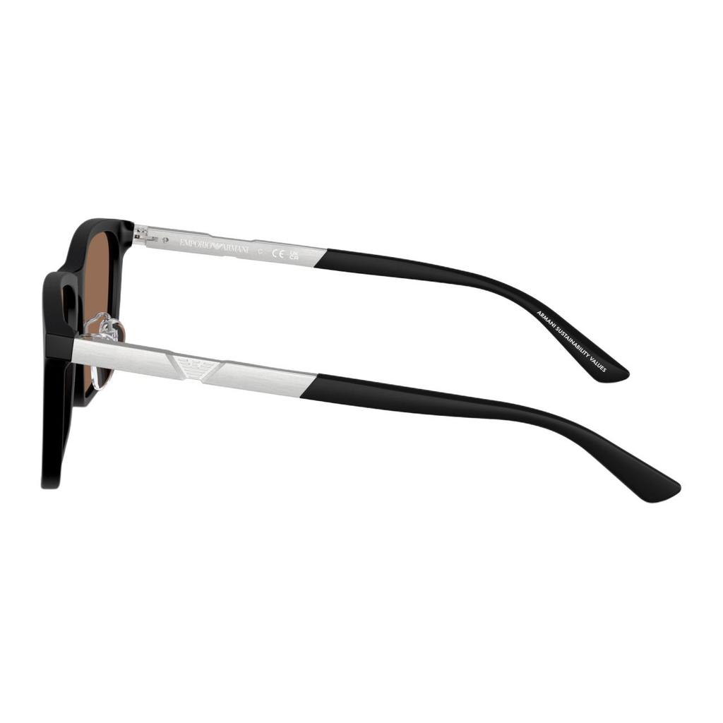 Emporio Armani Logo Square Sunglasses Unisex sunglasses Black EA4241D.L500173.L157.L