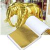 100Pcs Shiny DIY Art Craft Artificial Paper K Pure Handicrafts Imitation Gold Gold Leaf Gilding Decoration