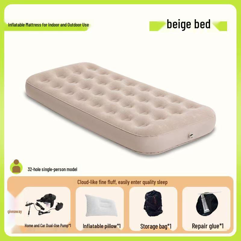 Portable Automatic Inflatable Air Mattress and Tent Sleeping Pad