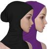 Women Hat Cover Cap HeadWrap Scarf Muslim Turban Muslim Hijab Clothing Accessories Pure Color Soft Lady