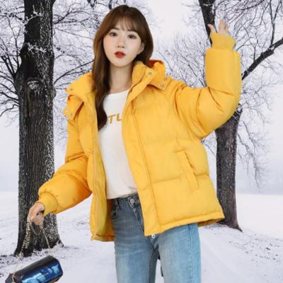 Winter Women Down Cotton Coat Women Solid Loose Padded Jacket Puffer Parkas Casual Female Zipper Thickening Warm Outwear
