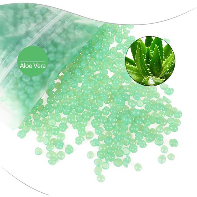 1000g Hard Wax Beans Solid Hair Remover No Strip Depilatory Hot Film Wax Bead Hair Removal for Full Body Bikini Face Leg Eyebrow