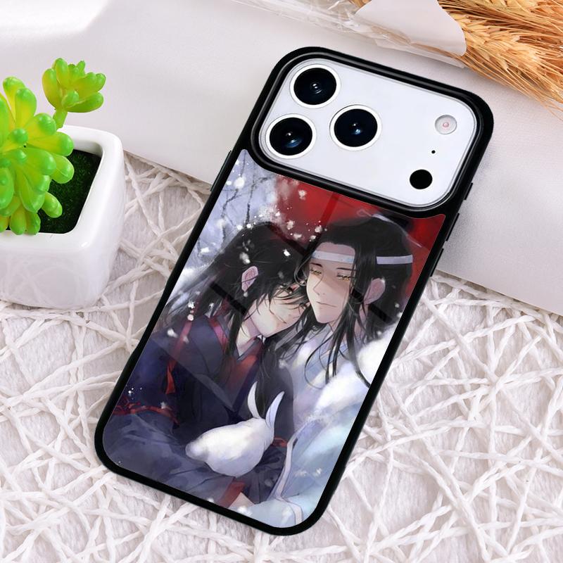 Mo Dao Zu Shi Lan Zhan Wei Ying Shockproof Phone Case for iPhone 17 Air 16e 15 11 12 14 13 Pro Max Cover Coque
