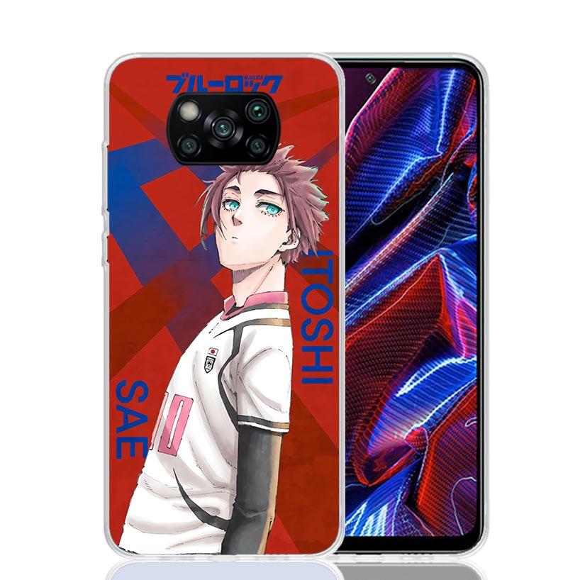 Hot Anime Blue Lock Phone Case For Xiaomi Poco X7 X6 X5 Pro F7 Ultra Redmi 15C 15 13 13C 12 12C 10 10A 10C 9 9A 9C 9T Cover Poco