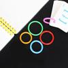 20Pcs Circle Loose Leaf Easy Rings Notebook Book Binder Plastic Hoops Diy Albums