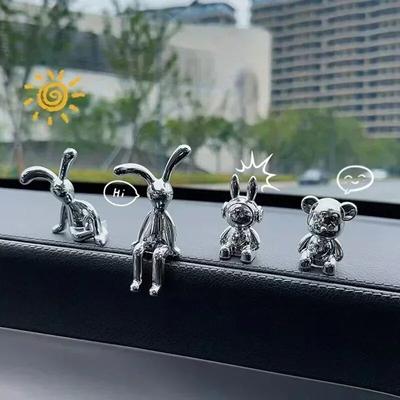 Kawaii Rabbit Ornament Ins Car Accessories Decorative Supplies Creative Desktop Ornament Room Decor Cute Children Gifts
